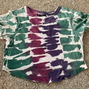 urban outfitter crop short sleeve top